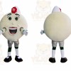 Egg Mascot Costume for Adults Custom Logo Party Character Suit