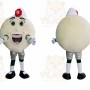 Egg Mascot Costume for Adults Custom Logo Party Character Suit