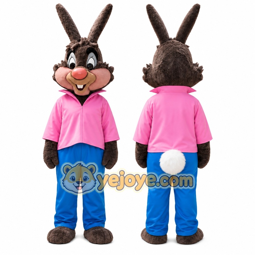 Rabbit Mascot Costume for Adults Custom Logo Party Character Suit Rabbit Mascot Costume for Adults Custom Logo Party Character Suit