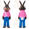 Rabbit Mascot Costume for Adults Custom Logo Party Character Suit