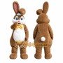 Rabbit Mascot Costume for Adults Custom Logo Party Character Suit