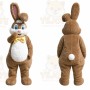 Rabbit Mascot Costume for Adults Custom Logo Party Character Suit