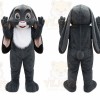 Rabbit Mascot Costume for Adults Custom Logo Party Character Suit