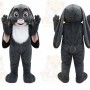 Rabbit Mascot Costume for Adults Custom Logo Party Character Suit