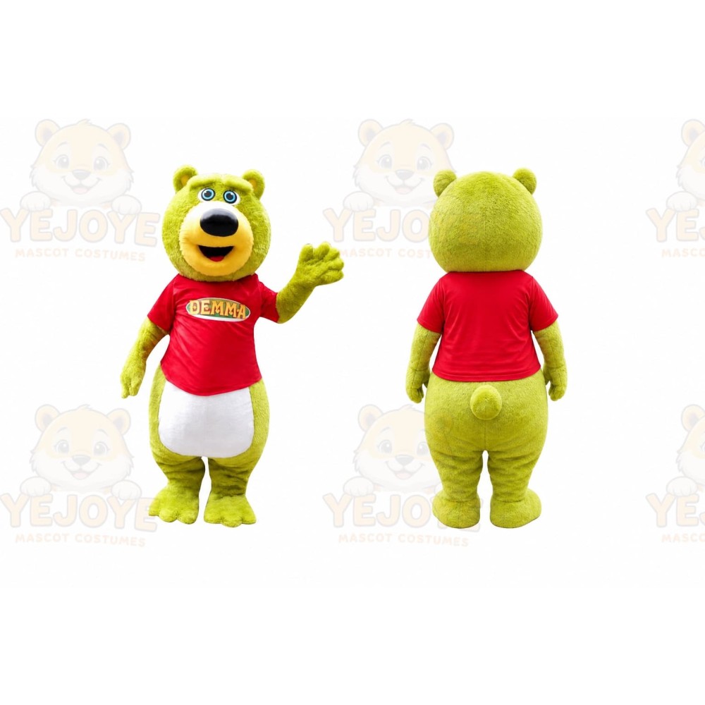 Bear Mascot Costume for Adults Custom Logo Party Character Suit