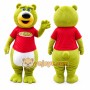 Bear Mascot Costume for Adults Custom Logo Party Character Suit