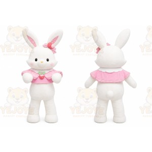 Rabbit Mascot Costume for Adults Custom Logo Party Character Suit