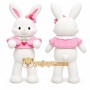 Rabbit Mascot Costume for Adults Custom Logo Party Character Suit