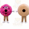 Donut Mascot Costume for Adults Custom Logo Party Character Suit
