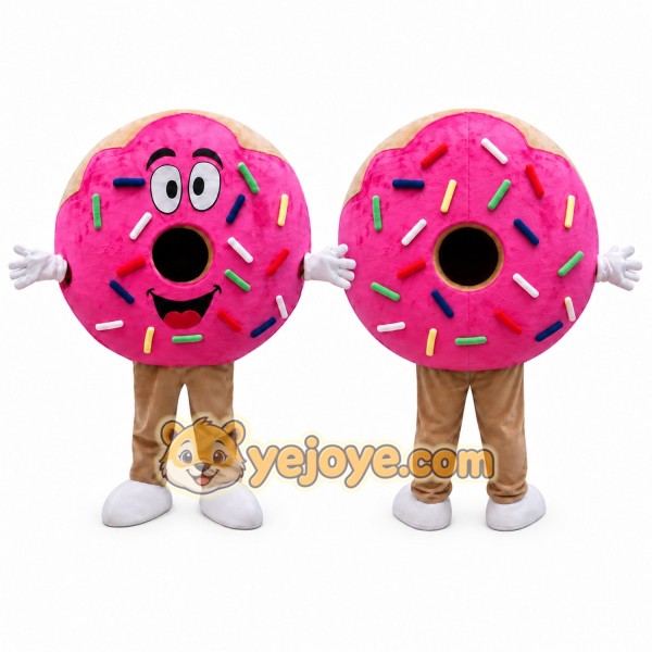 Donut Mascot Costume for Adults Custom Logo Party Character Suit