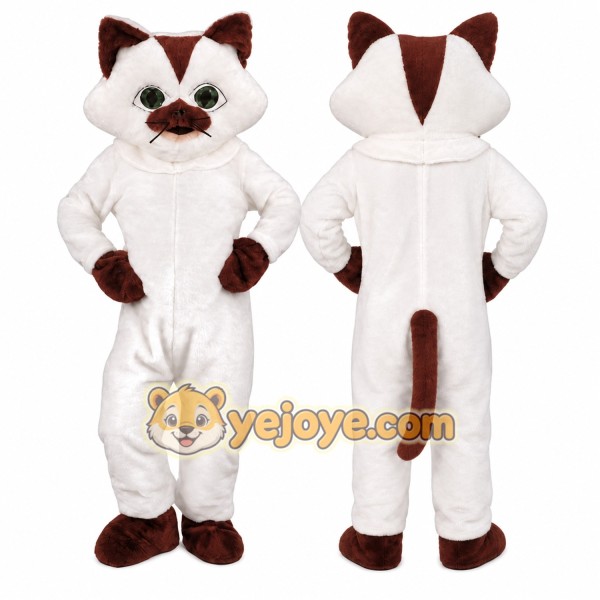 Cat Mascot Costume for Adults Custom Logo Party Character Suit