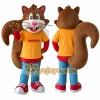 Squirrel Mascot Costume for Adults Custom Logo Party Character Suit