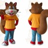 Squirrel Mascot Costume for Adults Custom Logo Party Character Suit