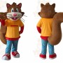 Squirrel Mascot Costume for Adults Custom Logo Party Character Suit