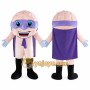 Superhero mascot Mascot Costume for Adults Custom Logo Party Character Suit