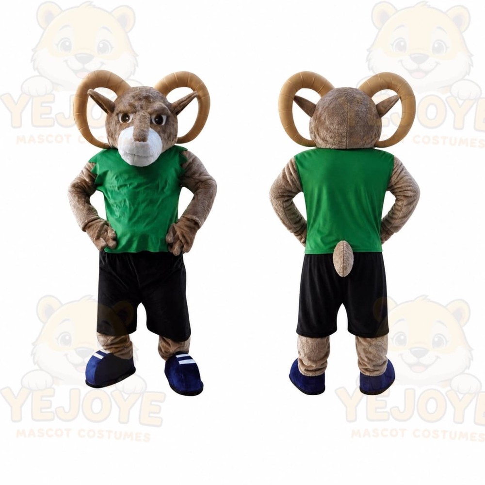 Ram Mascot Costume for Adults Custom Logo Party Character Suit
