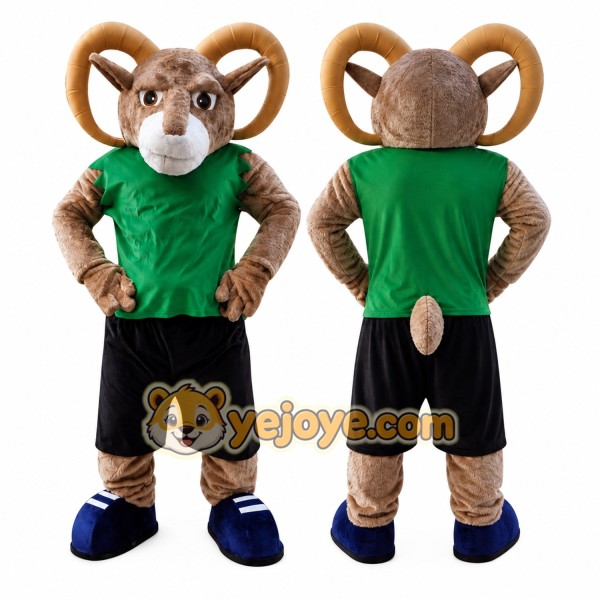 Ram Mascot Costume for Adults Custom Logo Party Character Suit