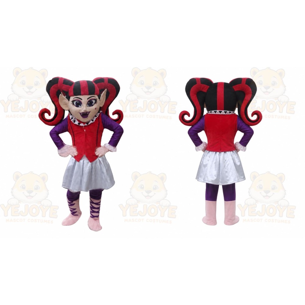 Harlequin character Mascot Costume for Adults Custom Logo Party Character Suit