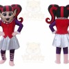 Harlequin character Mascot Costume for Adults Custom Logo Party Character Suit