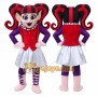 Harlequin character Mascot Costume for Adults Custom Logo Party Character Suit
