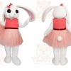 Bunny Mascot Costume for Adults Custom Logo Party Character Suit