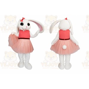 Bunny Mascot Costume for Adults Custom Logo Party Character Suit
