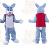 Bunny Mascot Costume for Adults Custom Logo Party Character Suit