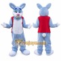 Bunny Mascot Costume for Adults Custom Logo Party Character Suit