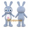 Rabbit Mascot Costume for Adults Custom Logo Party Character Suit