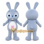 Rabbit Mascot Costume for Adults Custom Logo Party Character Suit