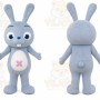 Rabbit Mascot Costume for Adults Custom Logo Party Character Suit