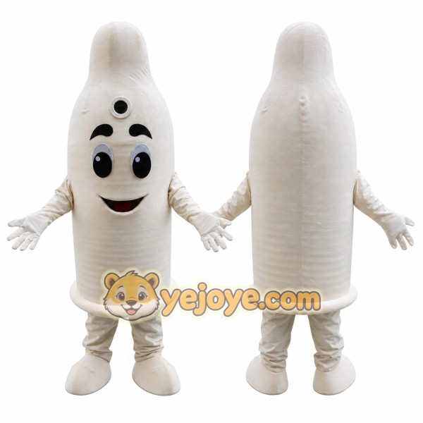 condom mascot Mascot Costume for Adults Custom Logo Party Character Suit