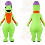 Lizard Mascot Costume for Adults Custom Logo Party Character Suit