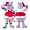 Hippo Mascot Costume for Adults Custom Logo Party Character Suit