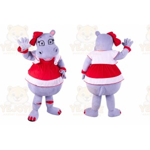 Hippo Mascot Costume for Adults Custom Logo Party Character Suit