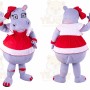 Hippo Mascot Costume for Adults Custom Logo Party Character Suit