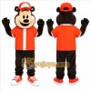 Bear Mascot Costume for Adults Custom Logo Party Character Suit