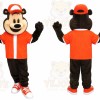 Bear Mascot Costume for Adults Custom Logo Party Character Suit