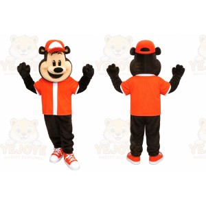 Bear Mascot Costume for Adults Custom Logo Party Character Suit