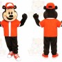 Bear Mascot Costume for Adults Custom Logo Party Character Suit