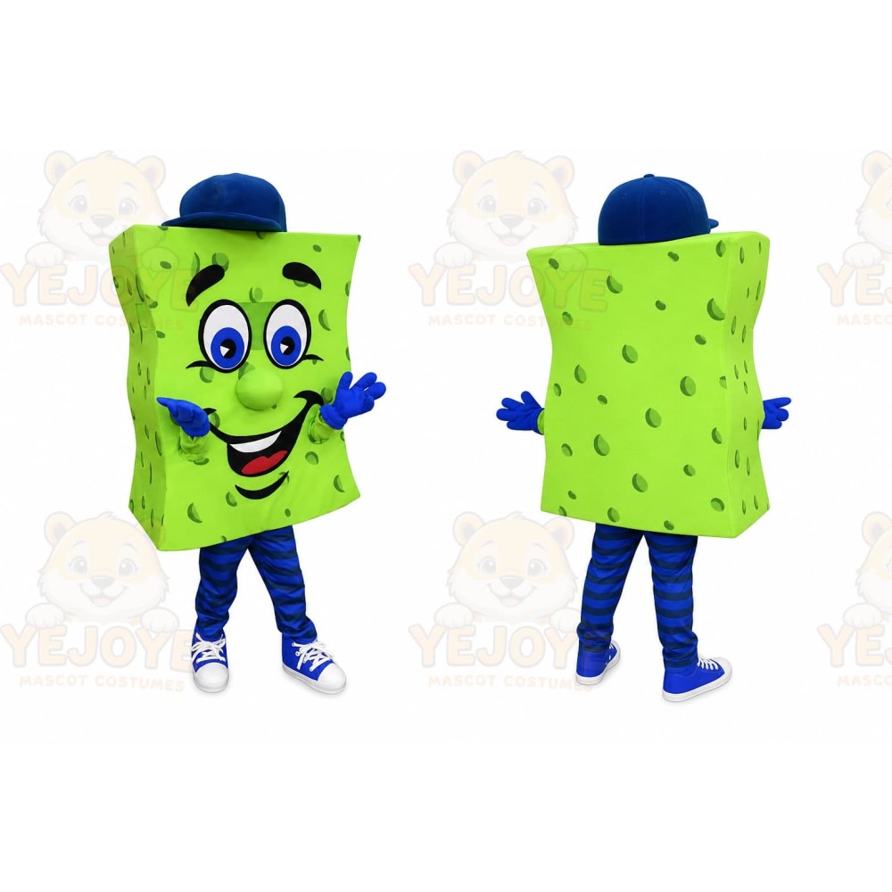 Sponge Mascot Costume for Adults Custom Logo Party Character Suit