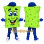 Sponge Mascot Costume for Adults Custom Logo Party Character Suit
