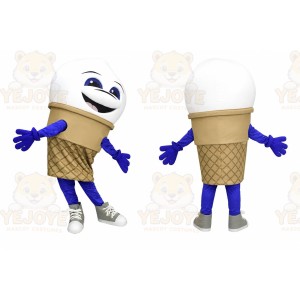 Ice Cream Mascot Costume for Adults Custom Logo Party Character Suit