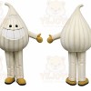Garlic Mascot Costume for Adults Custom Logo Party Character Suit