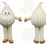 Garlic Mascot Costume for Adults Custom Logo Party Character Suit