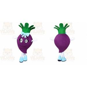 Turnip Mascot Costume for Adults Custom Logo Party Character Suit