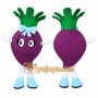Turnip Mascot Costume for Adults Custom Logo Party Character Suit
