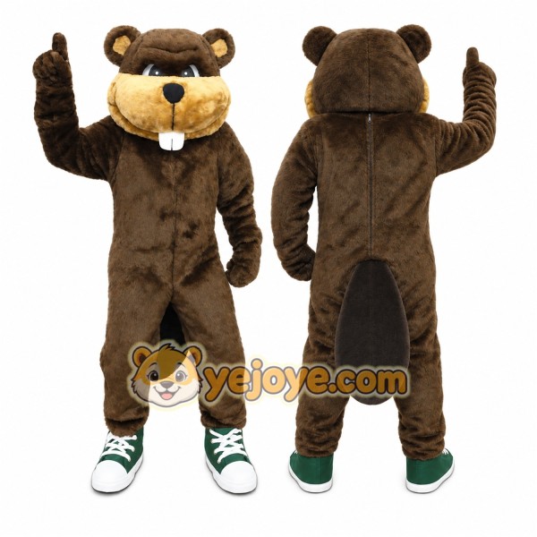 Beaver Mascot Costume for Adults Custom Logo Party Character Suit