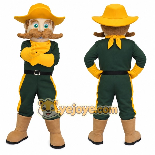 Strongman Mascot Costume for Adults Custom Logo Party Character Suit