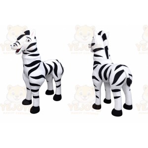 Zebra Mascot Costume for Adults Custom Logo Party Character Suit